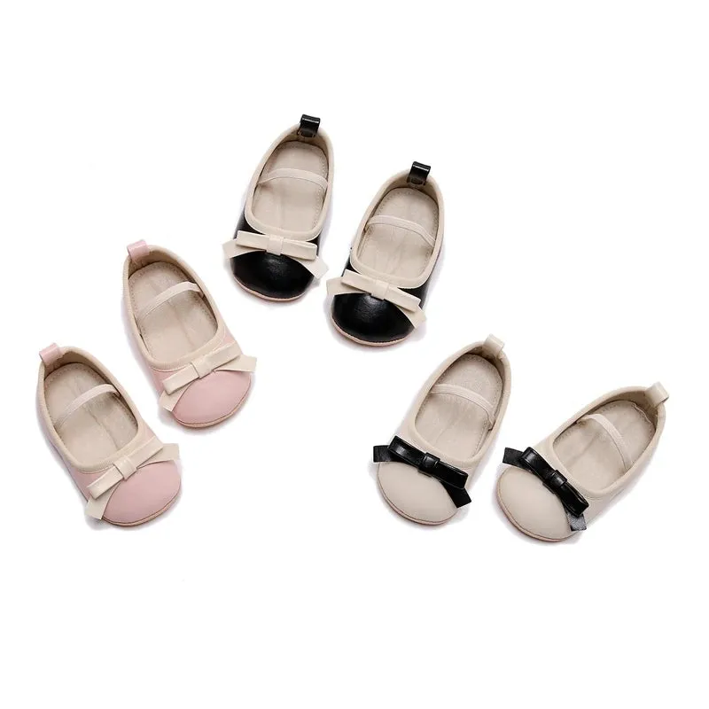 Baby Girl Infant Bow First Walker Crib Shoes