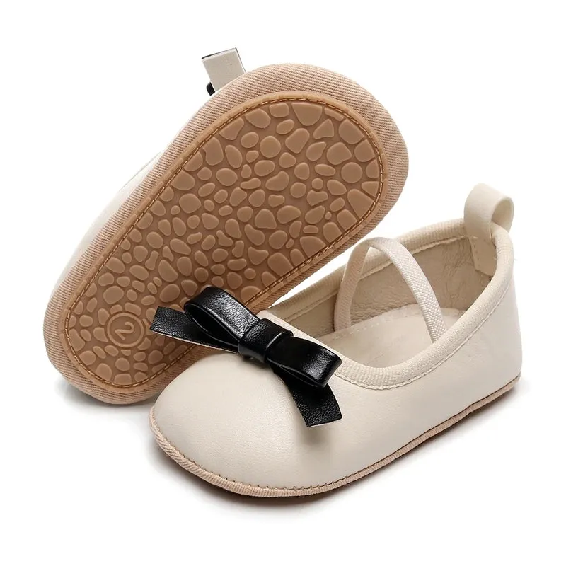 Baby Girl Infant Bow First Walker Crib Shoes