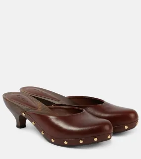 Chloe Judith studded leather clogs