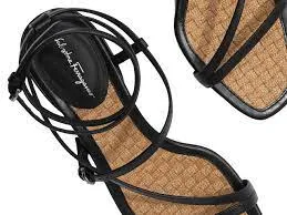 FERRAGAMO - EGADI LEATHER SANDALS **FREE SHIPPING**