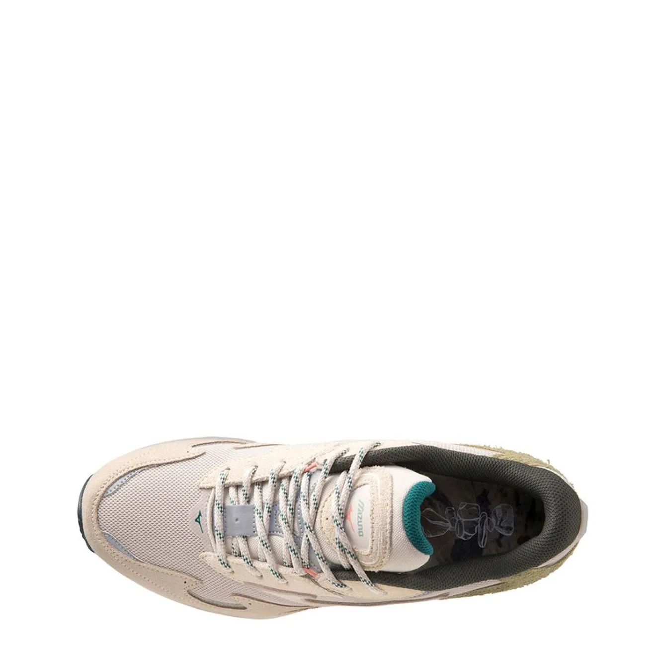 Mizuno Womens Wave Rider B Silver Cloud / White Sand / Cedar