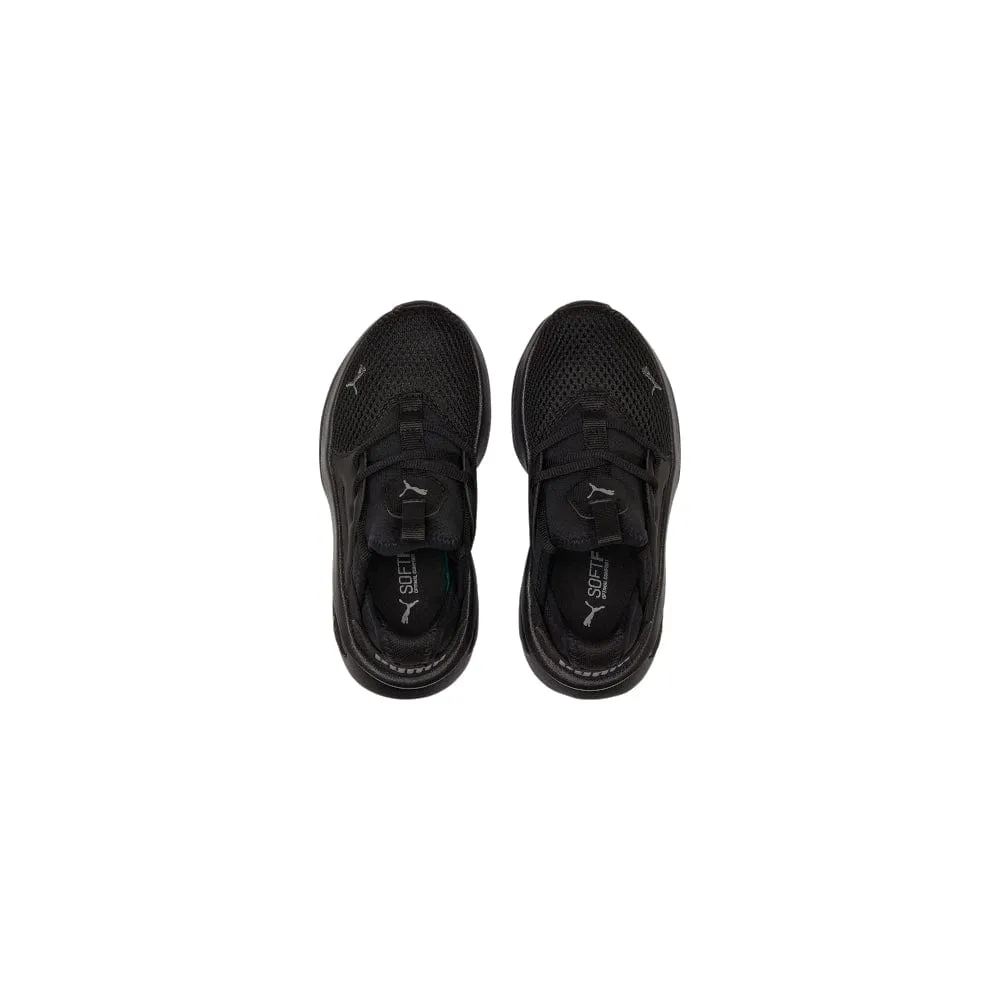 PUMA Childrens SOFT Enzo Evo - Black / Castlerock
