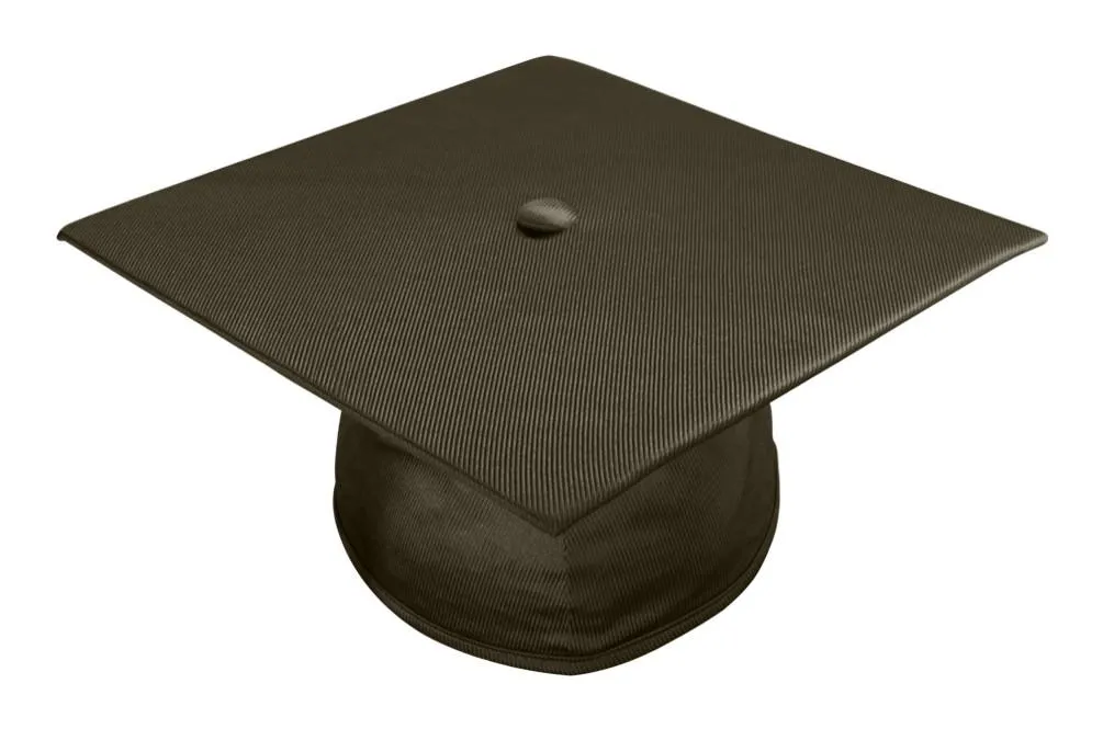 Shiny Brown Bachelors Graduation Cap - College & University