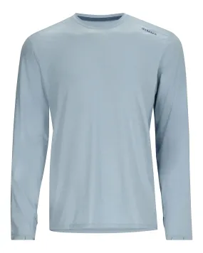 Simms Solarflex Crew Shirt Steel Blue Heather