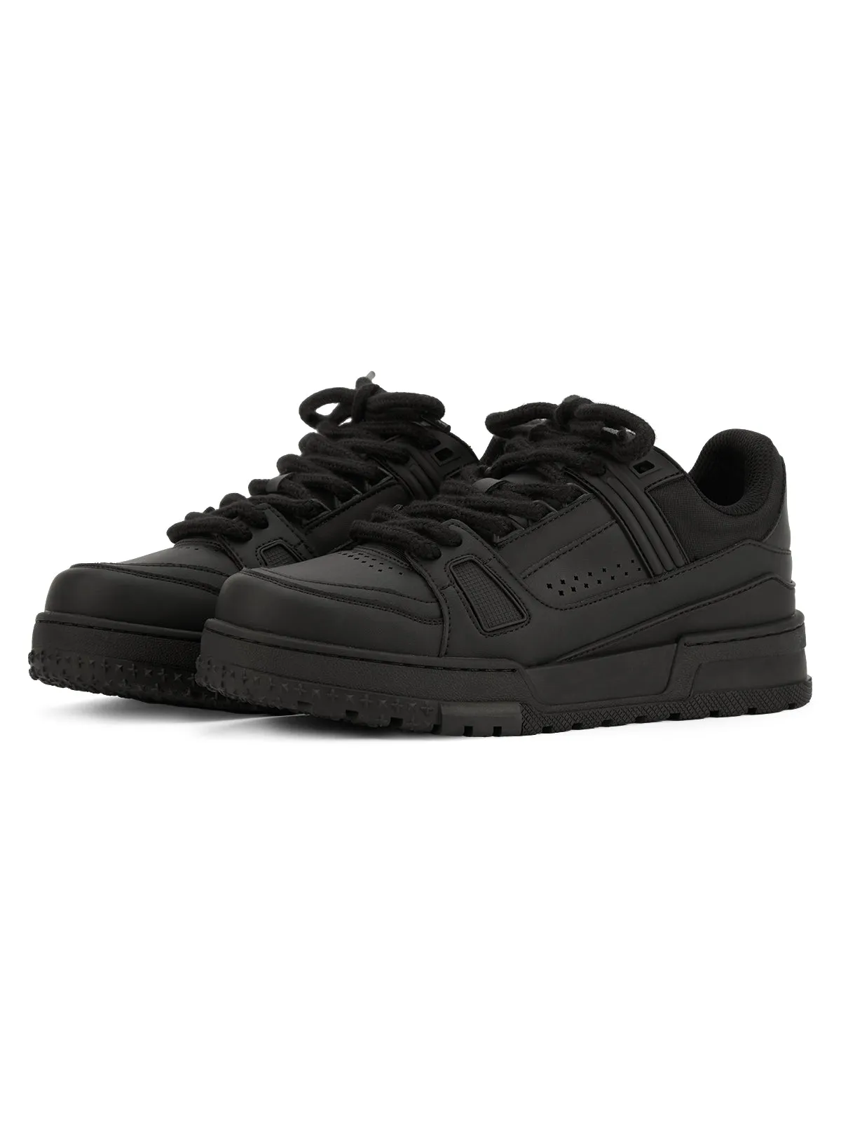 Sneakerhill Black Warrior Street Rap Sneakers